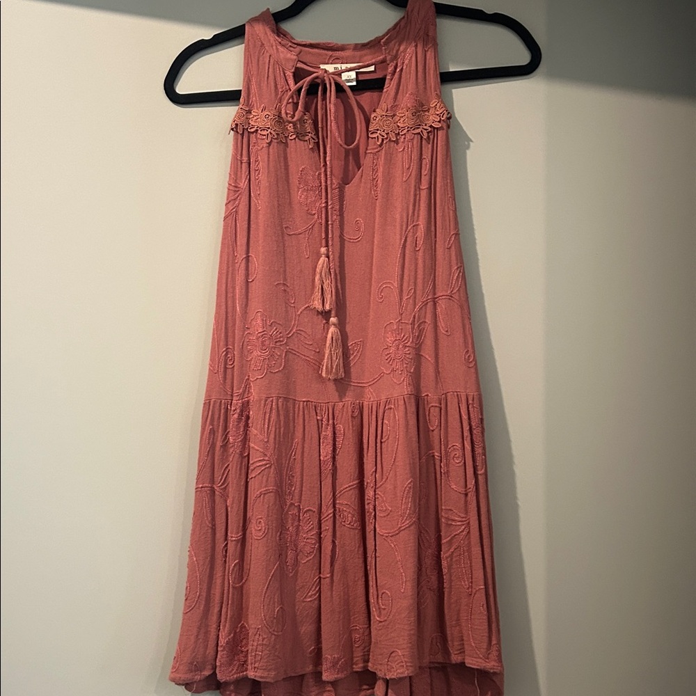 Miami Pink Sleeveless Dress